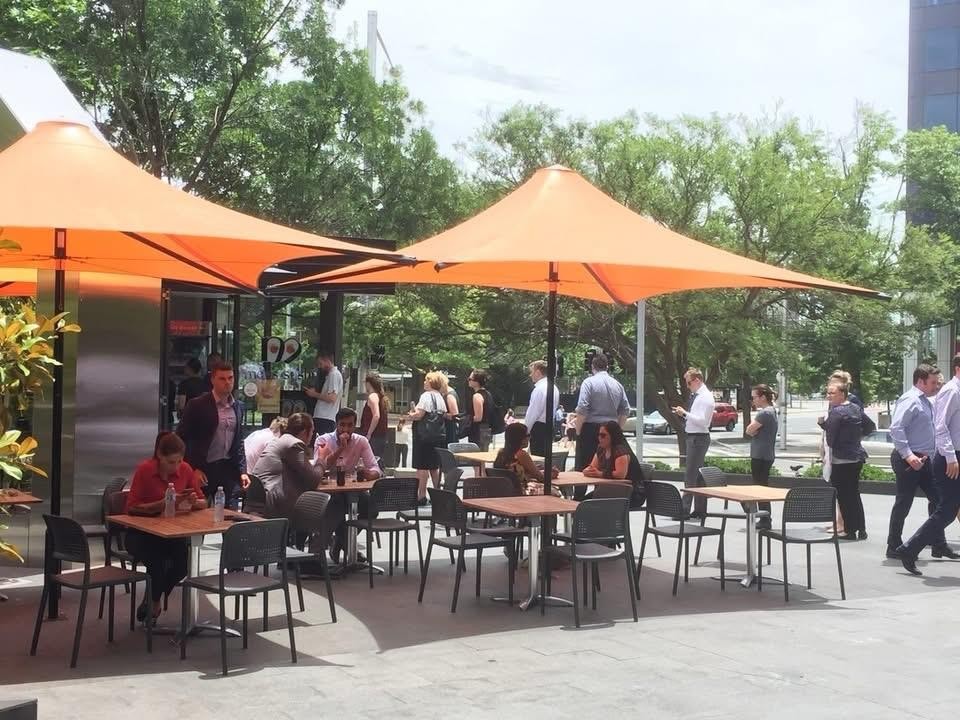 Hospitality venue outdoor seating in Canberra