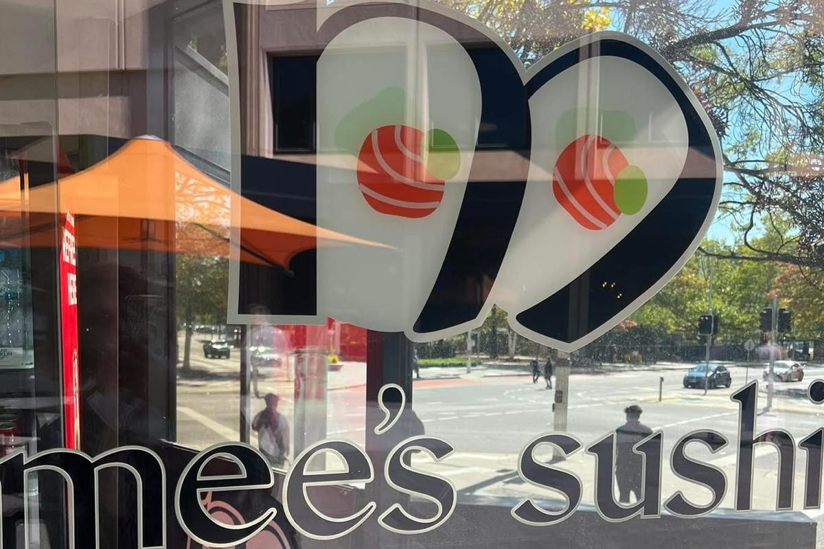 Mee's Sushi storefront in Canberra
