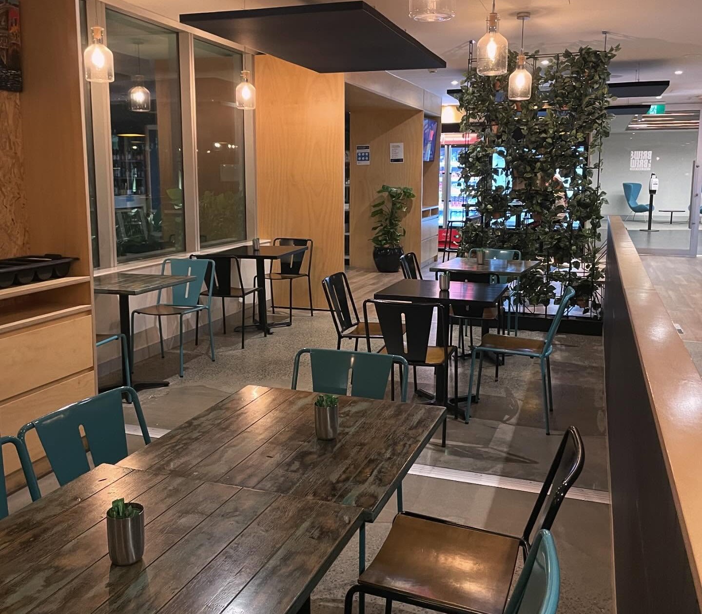 Brew & Brew café interior seating in Canberra